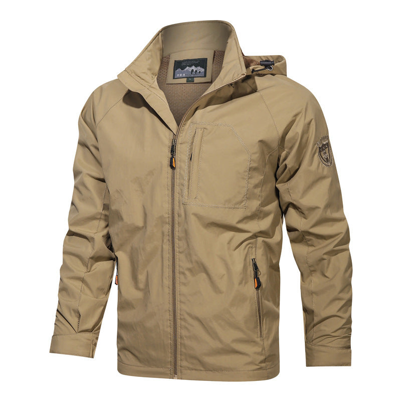 Edison | Men's Lightweight Hooded Jacket