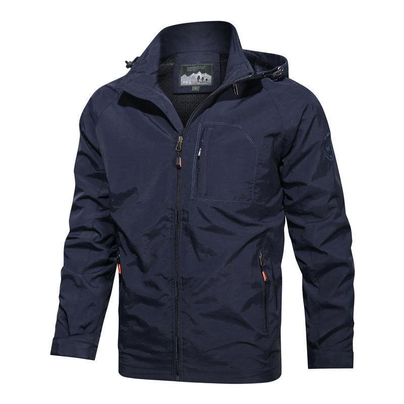 Edison | Men's Lightweight Hooded Jacket